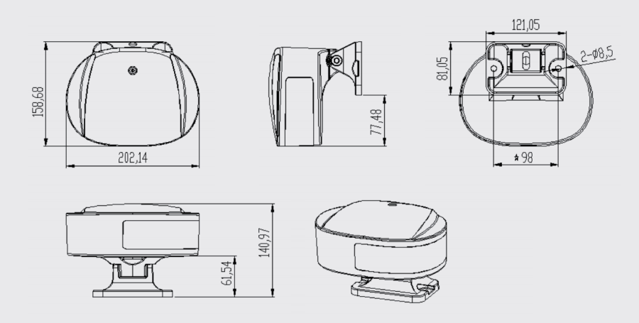 LED低位護(hù)欄路燈
