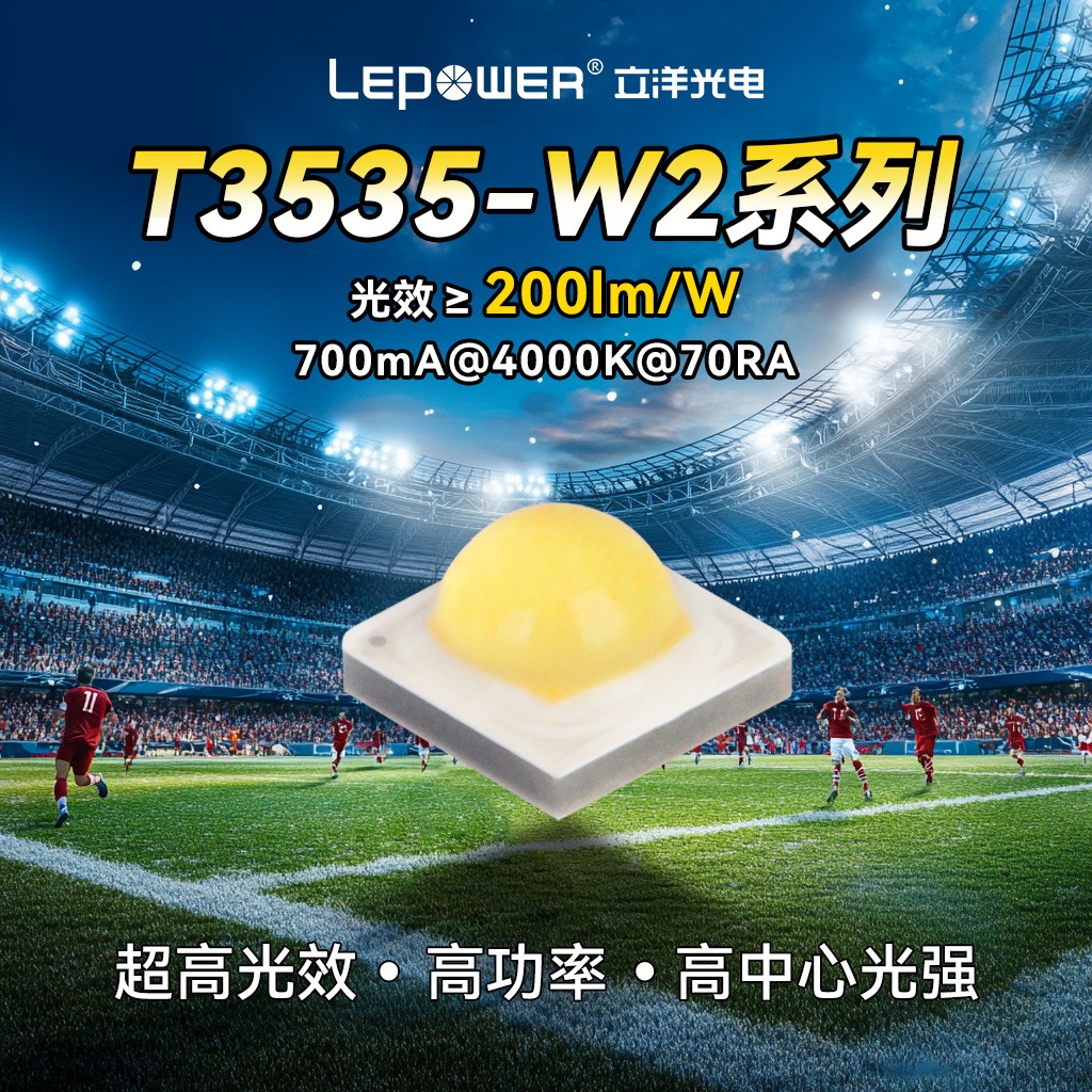 立洋光電·震撼發布 I 陶瓷3535光源——超高光效顛覆照明新時代！